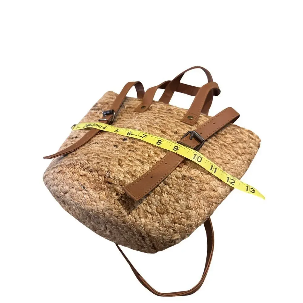 XIX Palms Shorebreak Woven Jute Picnic Cooler Bag Backpack Insulated